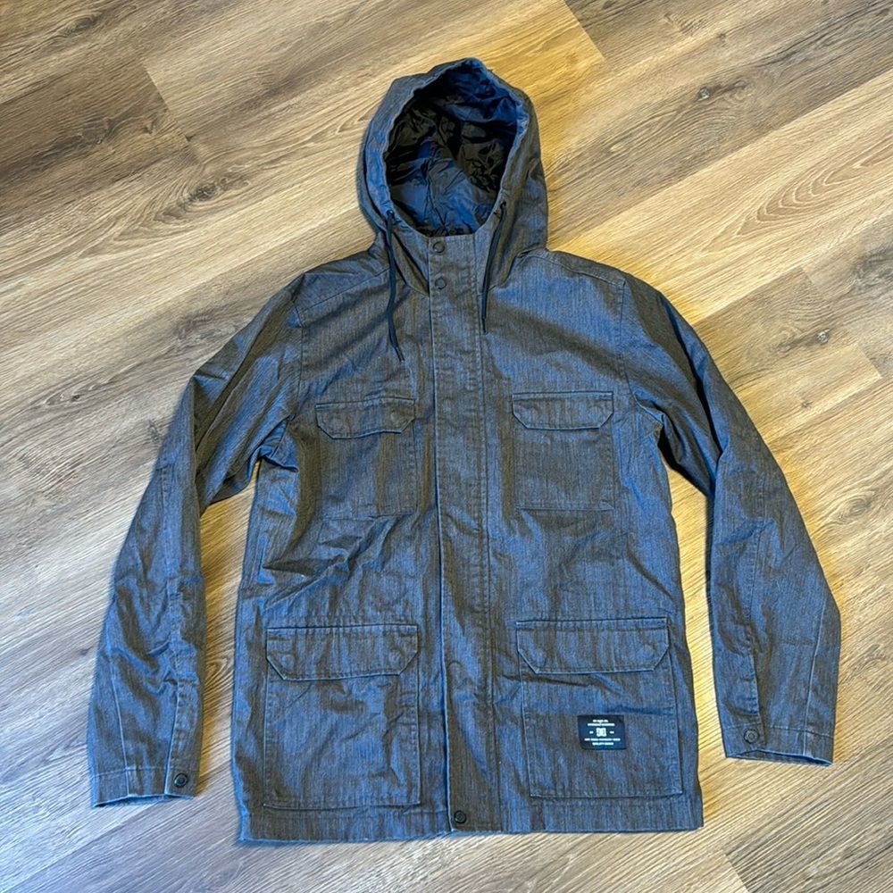 DC shoes skate mens‎ full zip lightweigjt jacket with hood size small